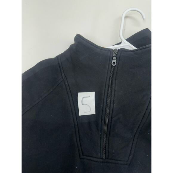 St. Johns Bay Mens Sweatshirt Size XXL Black 1/4 Zip Pullover - Picture 11 of 11